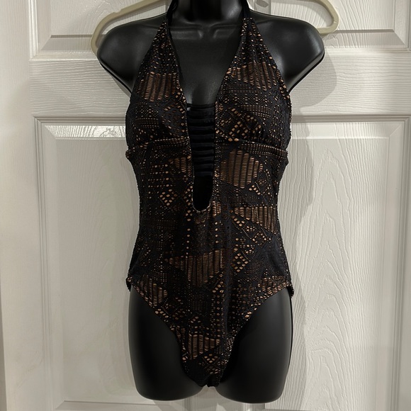 Mossimo Supply Co. Other - Black and gold one piece swimsuit